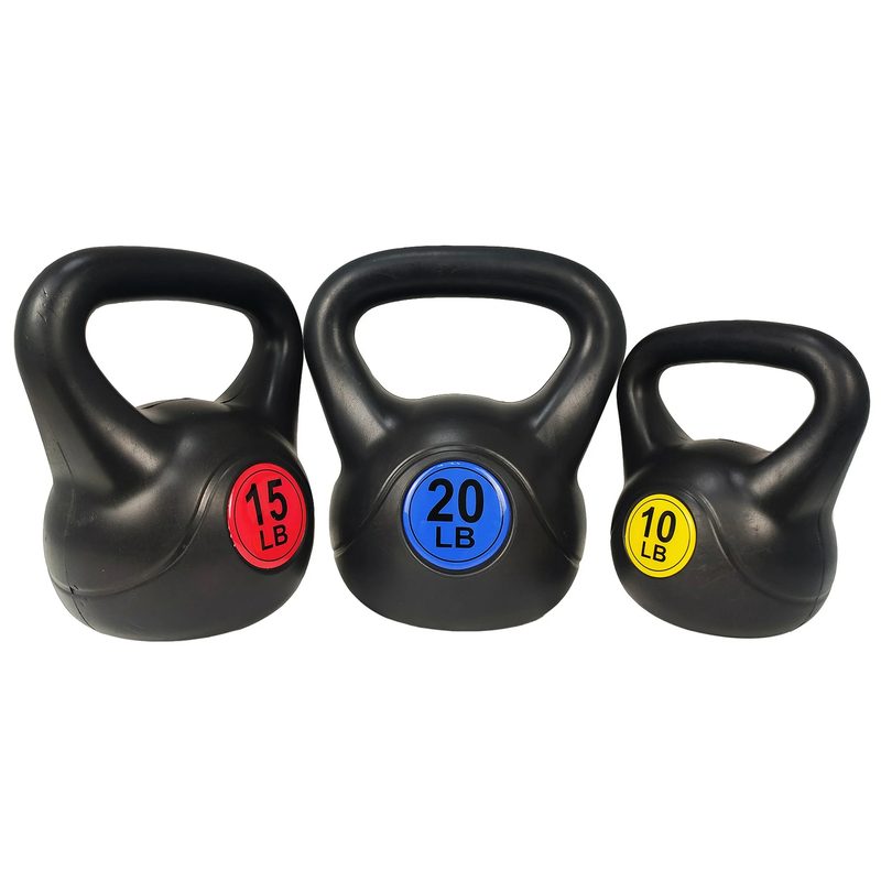 The BalanceFrom kettlebell set on a white background.