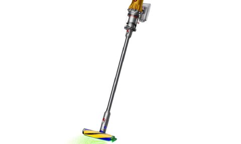 The Dyson V12 Detect cordless vacuum on a white background.