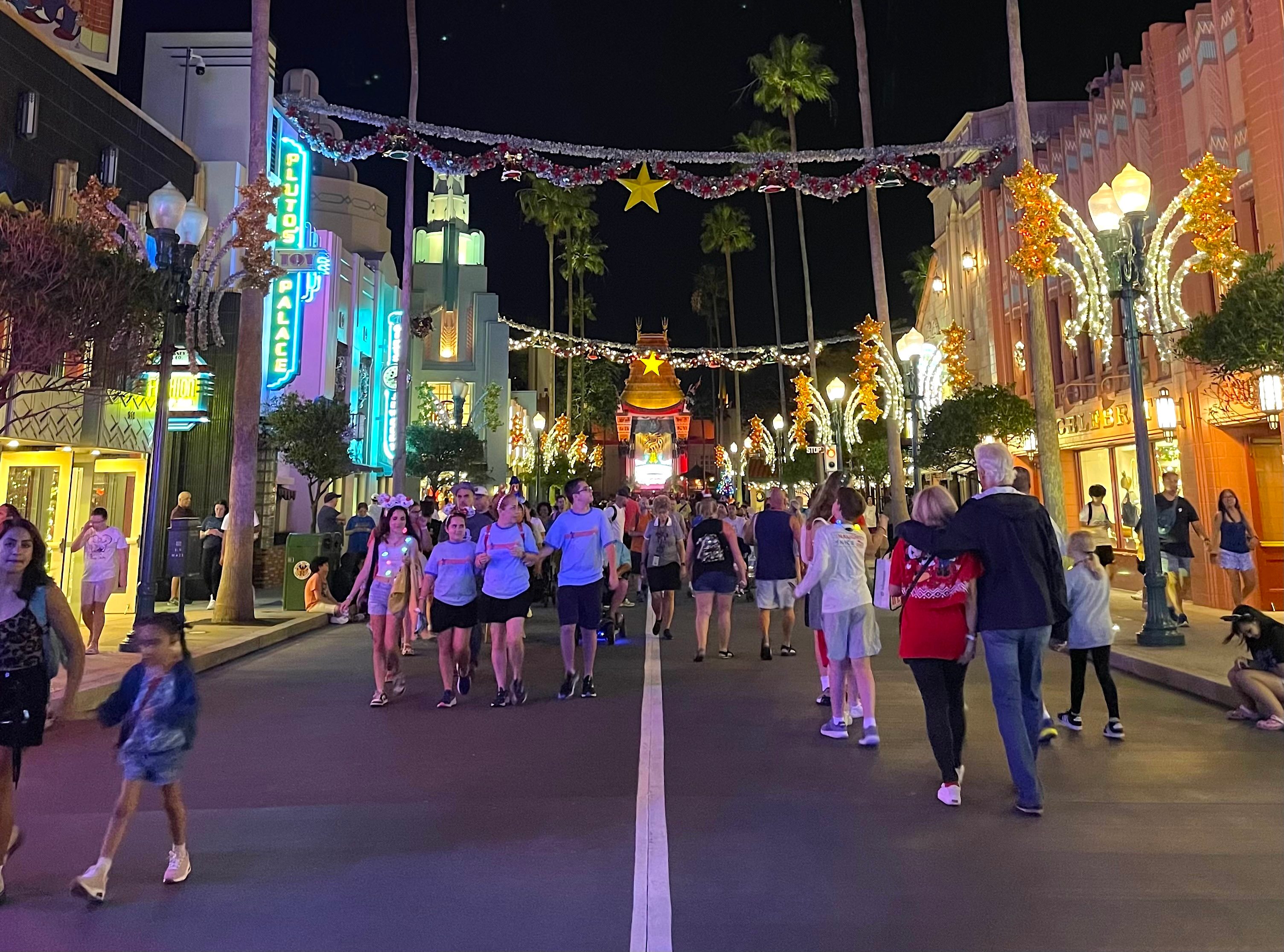Fewer crowds on the streets of Disney Hollywood Studios