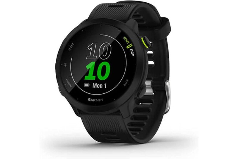 The Garmin Forerunner 55 on a white background.