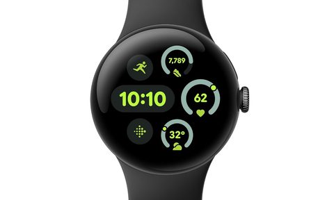 The Google Pixel Watch 3 on a white background.