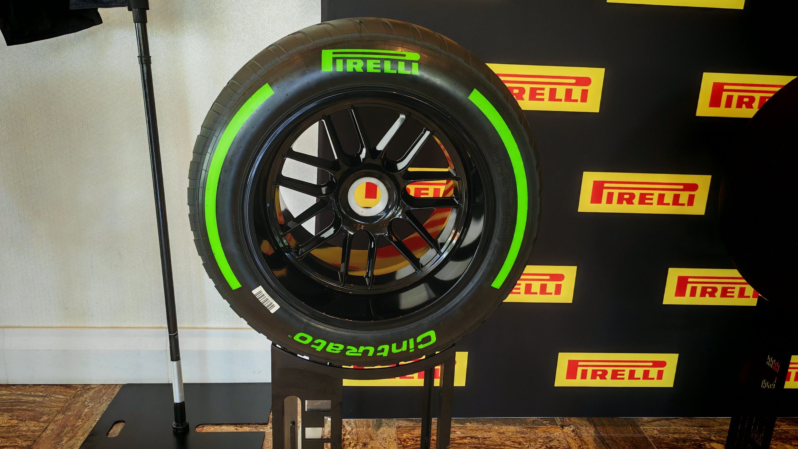 Green intermediate F1 tire