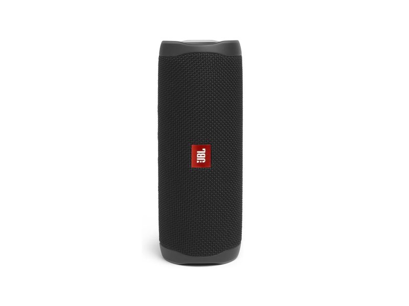 An upright JBL Flip 5.