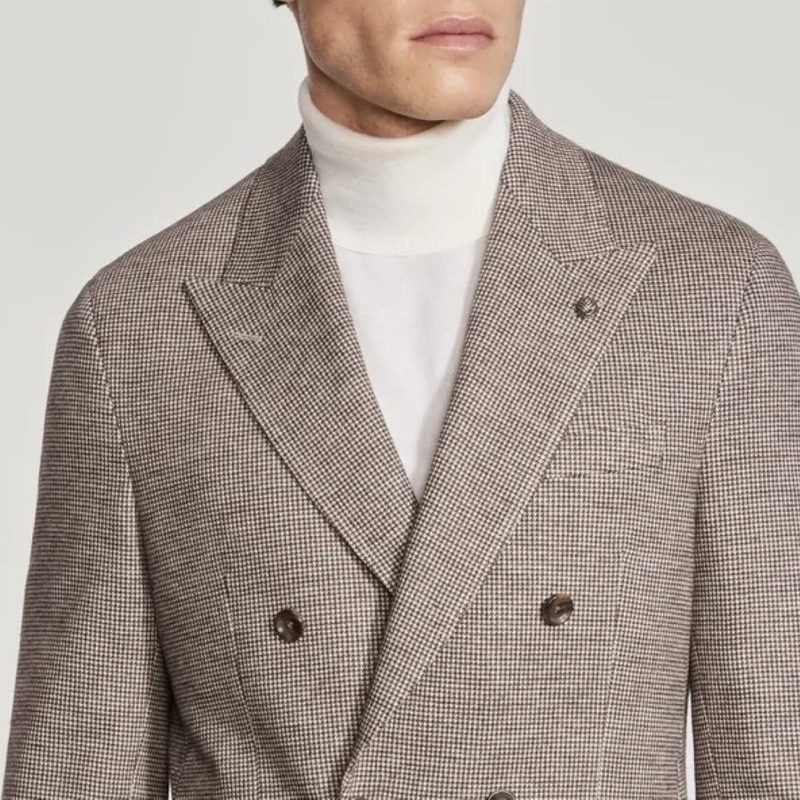 Jack Victor Comfortwear Double breasted Sand