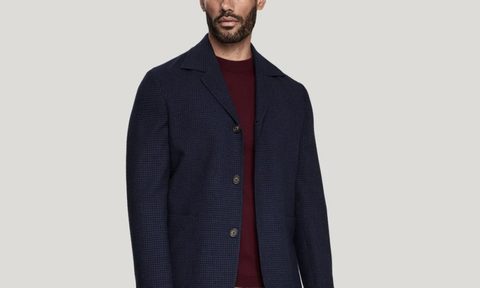 Jack Victor Comfortwear Navy Check
