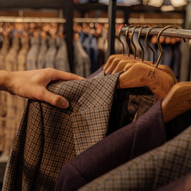 Jacket shopping