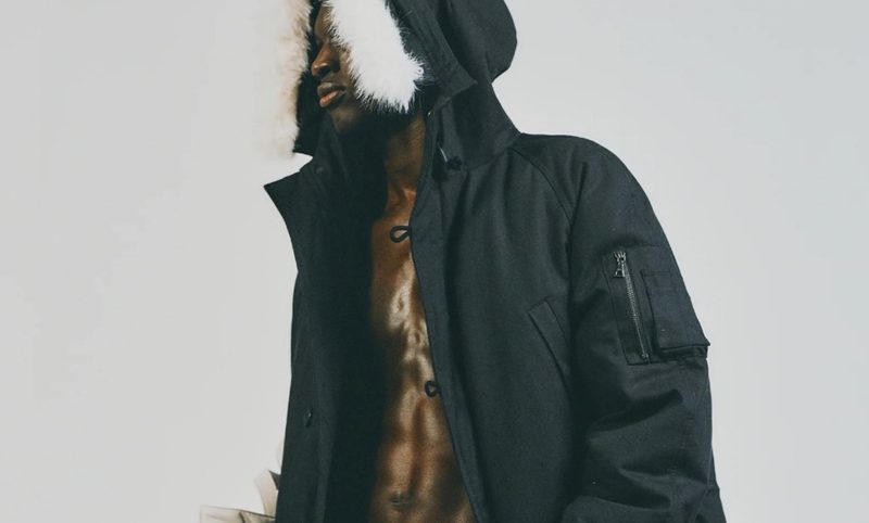 John Elliott Sherpa lined hooded coat