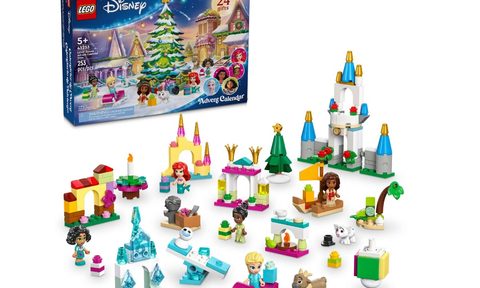 The Lego Disney Princess Advent Calendar on a white background.