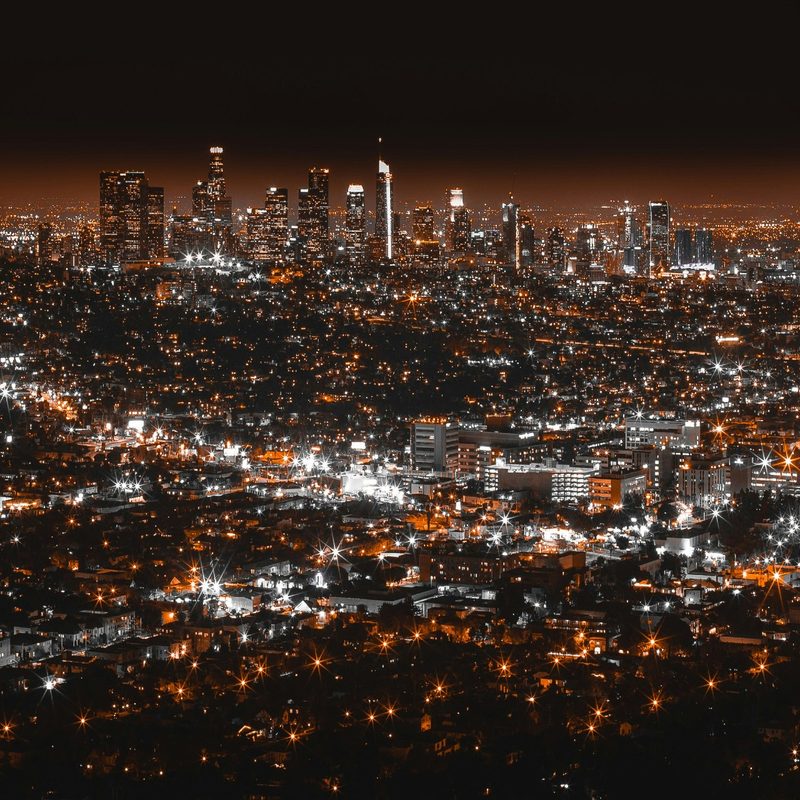 Los Angeles night sky