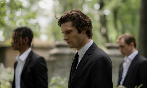 Man in black suit