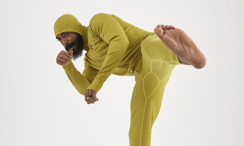 Merino Ninja Suit in yellow