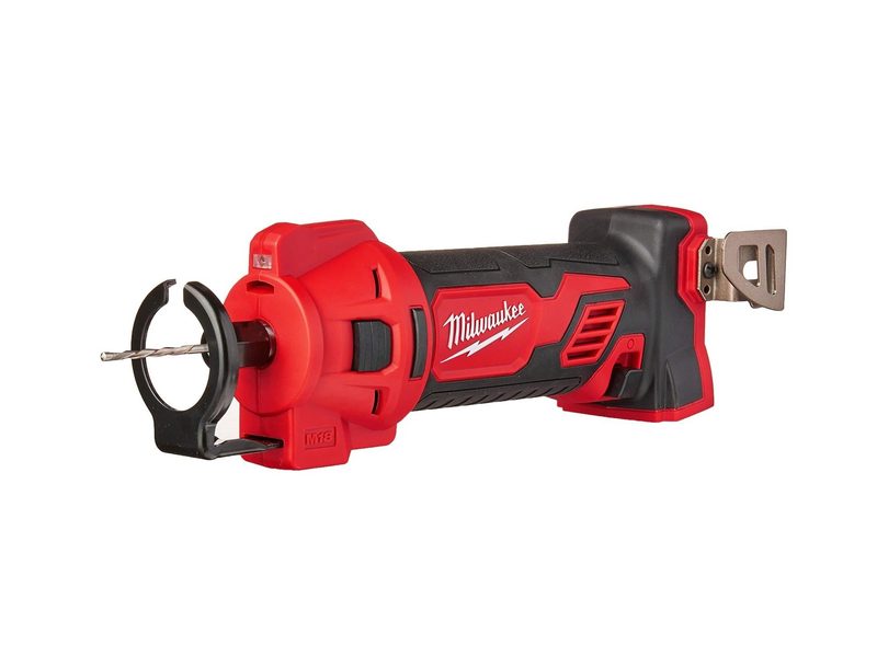 An angled view of Milwaukee's M18 Cut Out Tool.