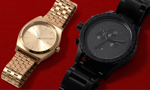 nixon timepieces make a statement save black friday 2024 51 30 chrono and time teller watches on display