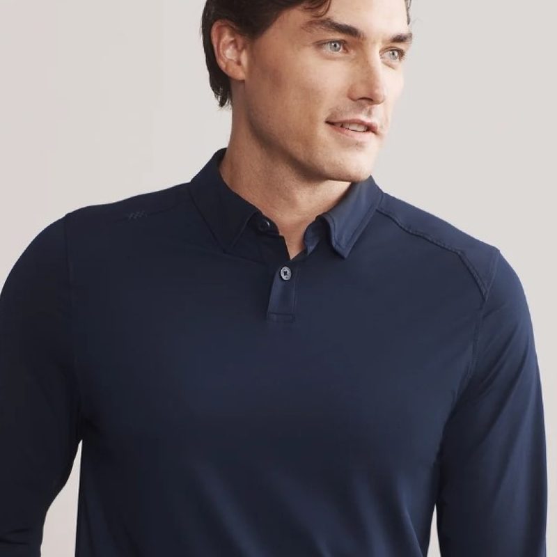 Rhone Long Sleeve Commuter Polo
