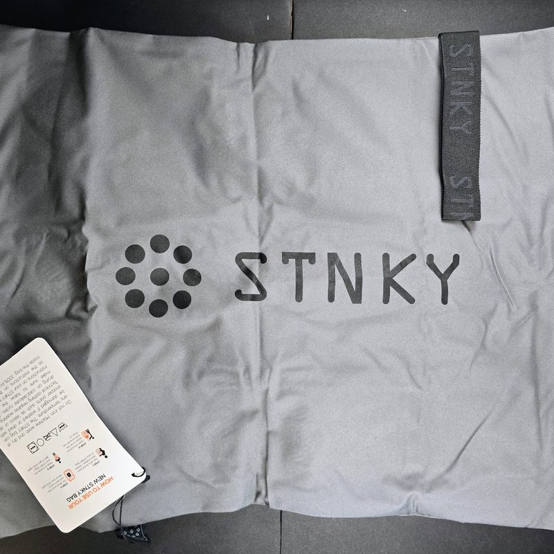 Close up of STNKY laundry bag
