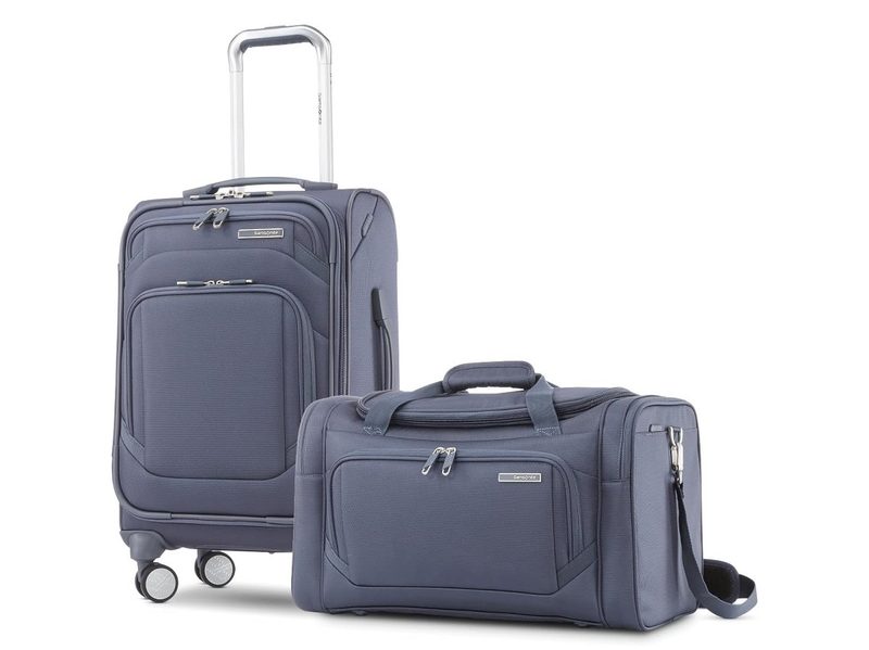 The Samsonite Ascentra Softside Luggage on a white background.