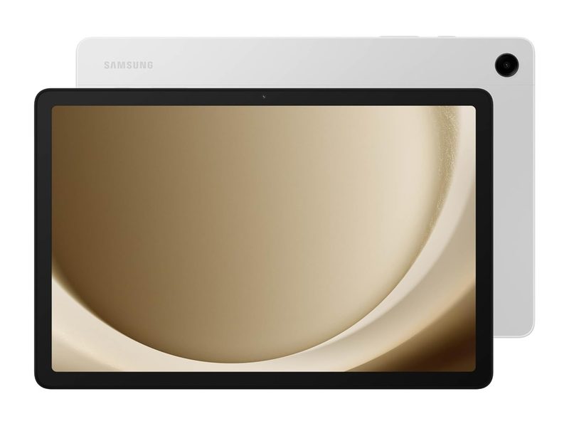 The Samsung Galaxy Tab A9+ against a white background.