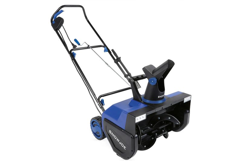 The Snow Joe Electric Walk-Behind Snow Blower on a white background.