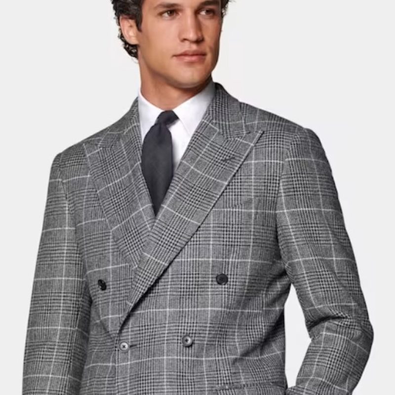 Suitsupply Mid Gray Checked Milano Suit