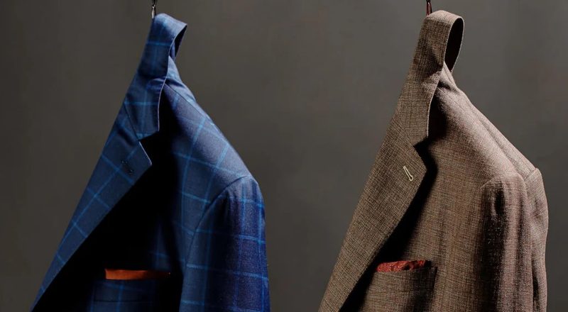 Suit coats hanging