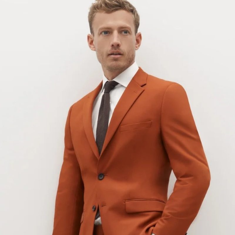 SuitShop Burnt Orange Two-Button