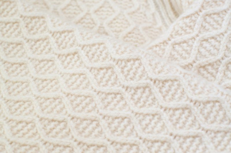 SunspelxWM Aran Turtleneck weave pattern