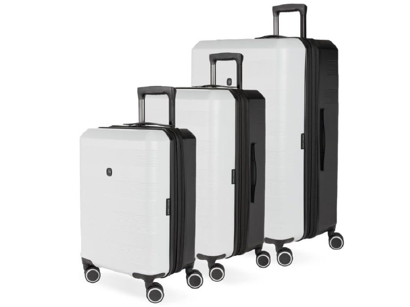 The SwissGear Duet Hardside Expandable Luggage on a white background.