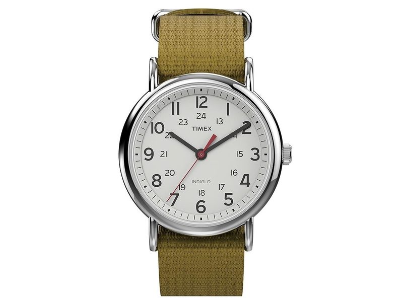 The Timex Weekender has a pretty classic Timex design on a simple watch.