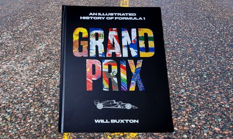 Will Buxton's An Illustrated History of Formula 1 Grand Prix book cover.