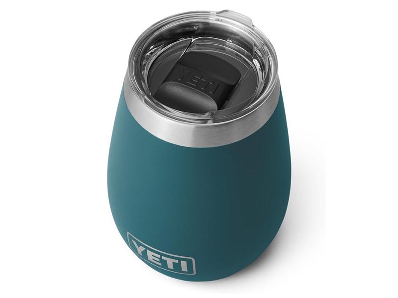 The Yeti Rambler 10 oz Wine Tumbler on a white background.