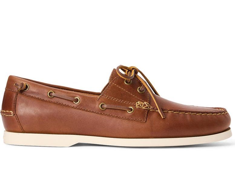 ralph lauren leather boat shoes