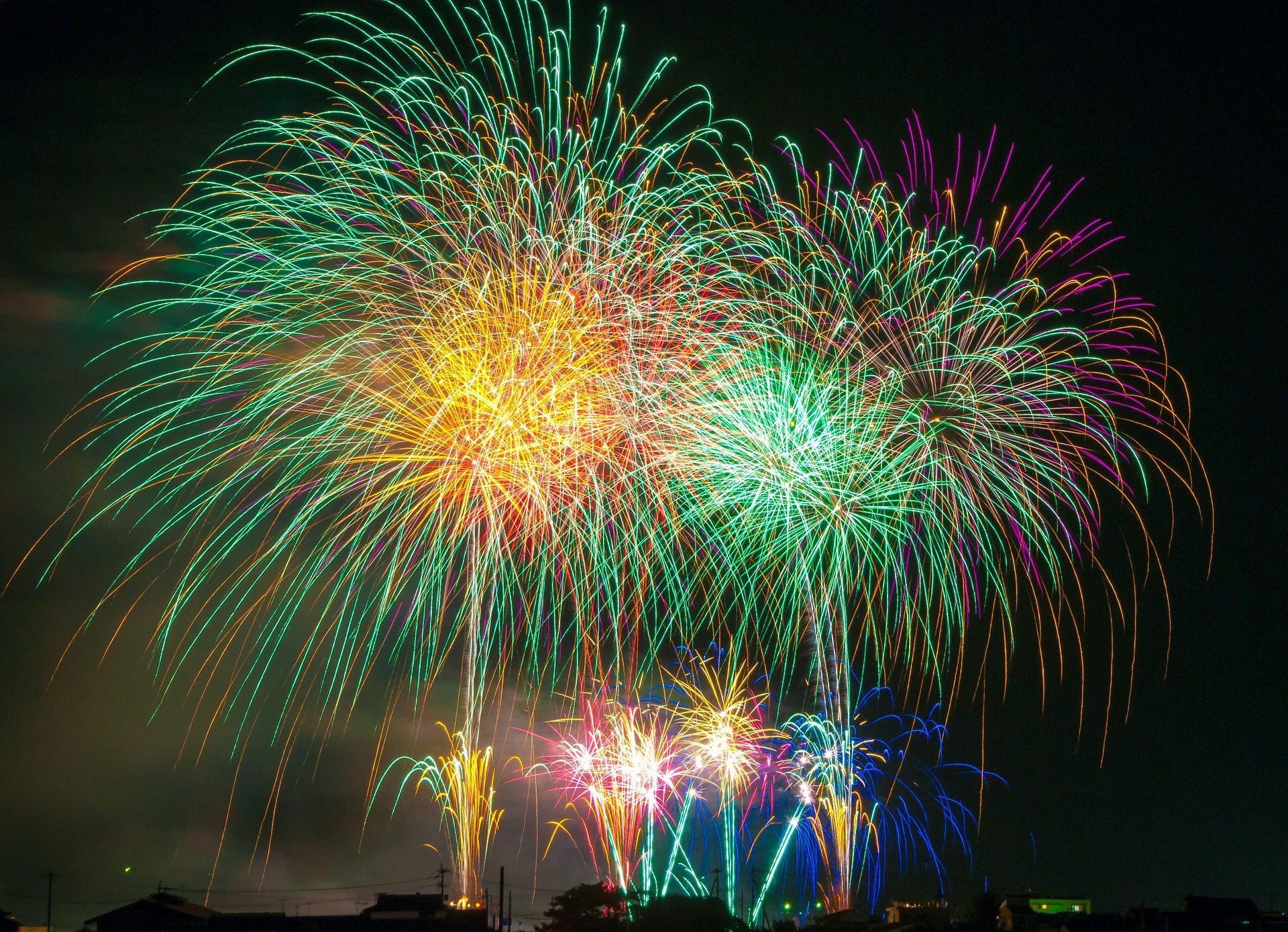 Edinburgh fireworks