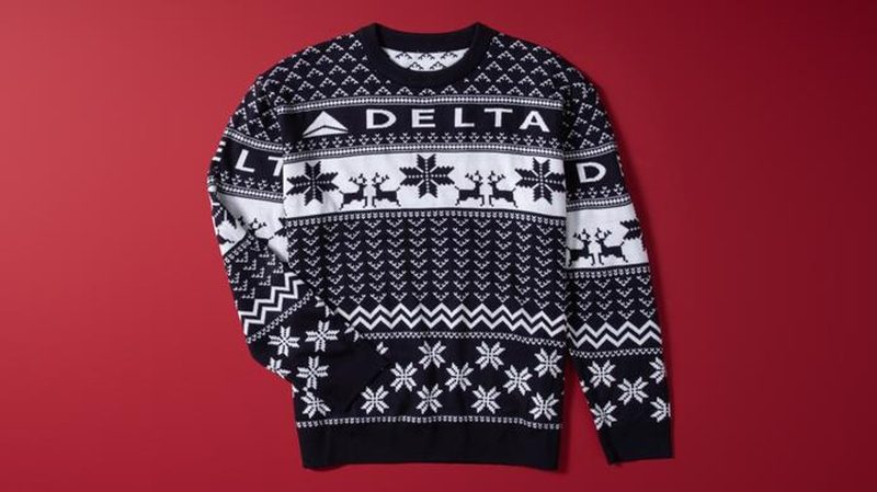 Delta Holiday Collection sweater
