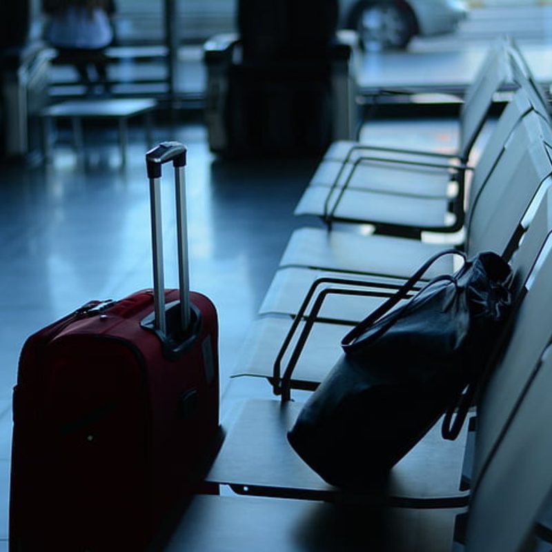 Luggage in airport