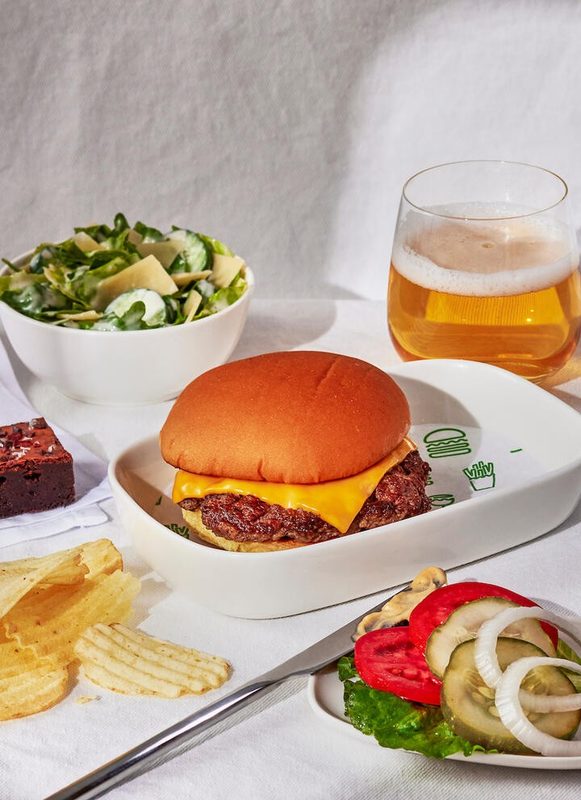 Delta Shake Shack meal
