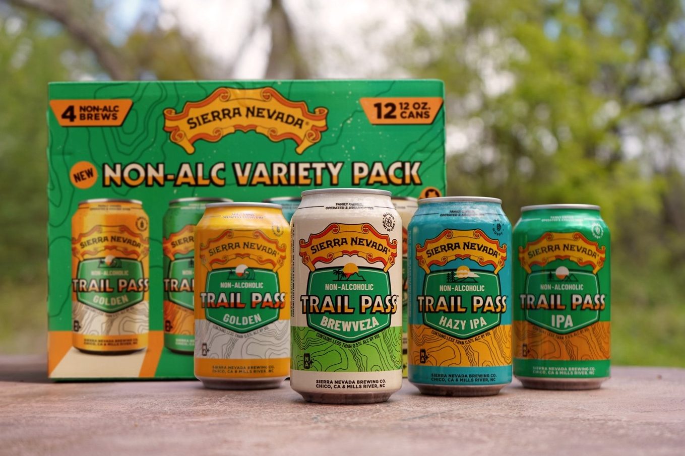 Sierra Nevada NA beer variety pack.