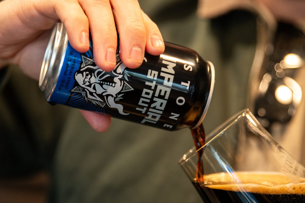 Stone Imperial Stout.