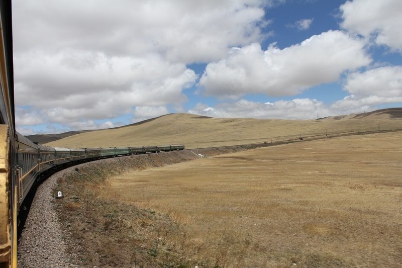 Train in Mongolia