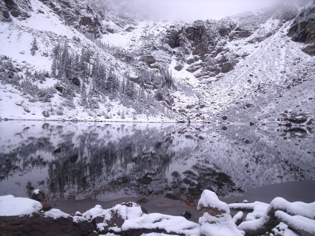 Rocky Mountain National Park in winter