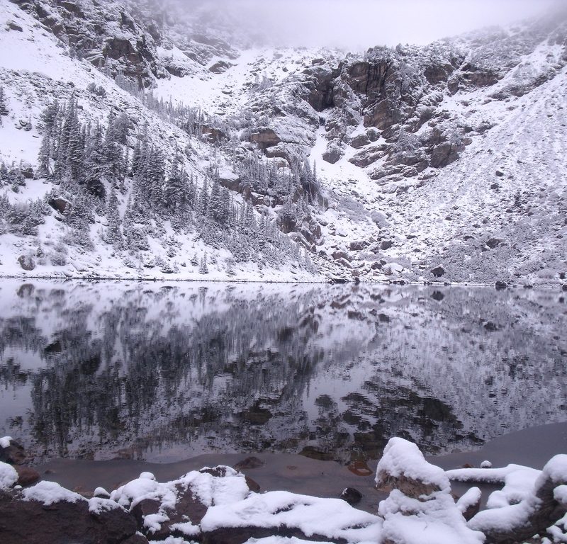 Rocky Mountain National Park in winter