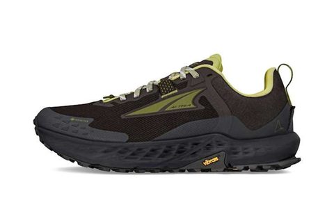 side view of trail sneaker