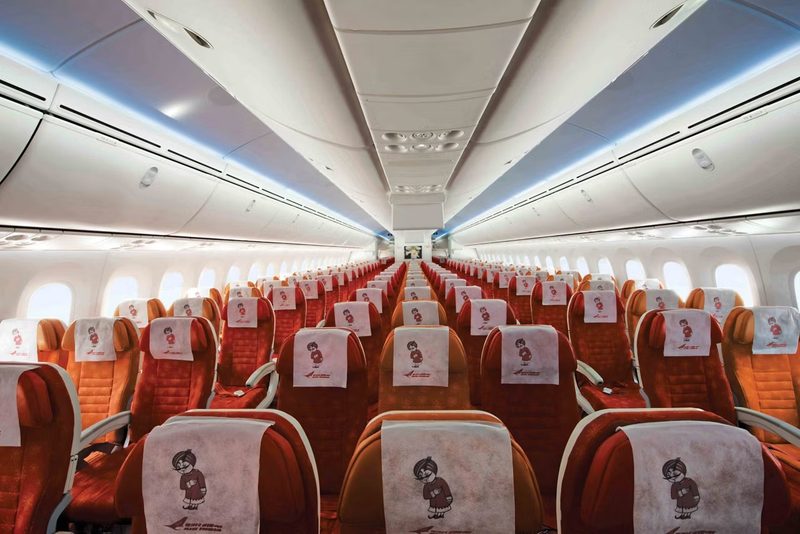 Air India economy seating