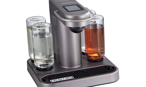 The Bartesian Cocktail Maker with different liquids.