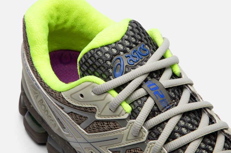 close up on ASICS sneaker
