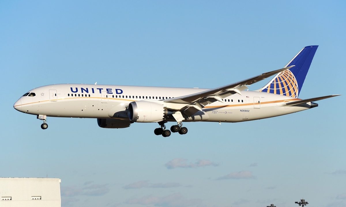 United Airlines aircraft