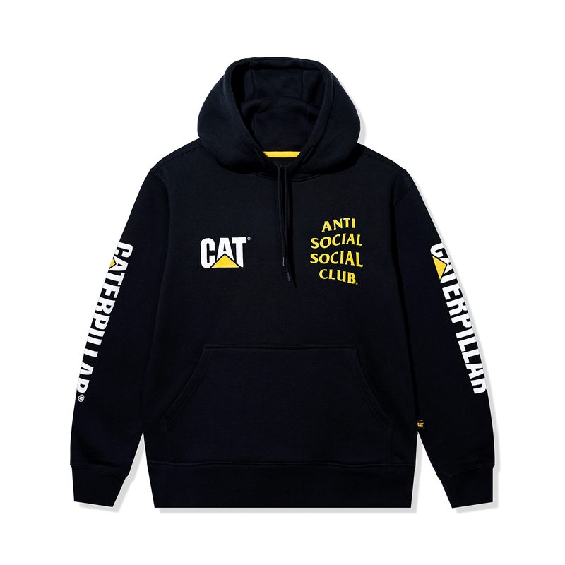 CAT x ASSC black hoodie