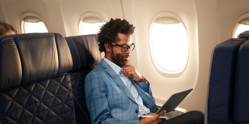 Delta SkyMiles passenger