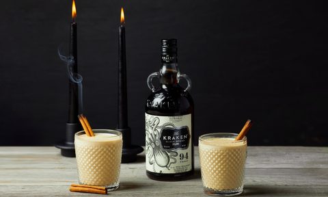 spiced rum holiday cocktails kraken black eggnog 2