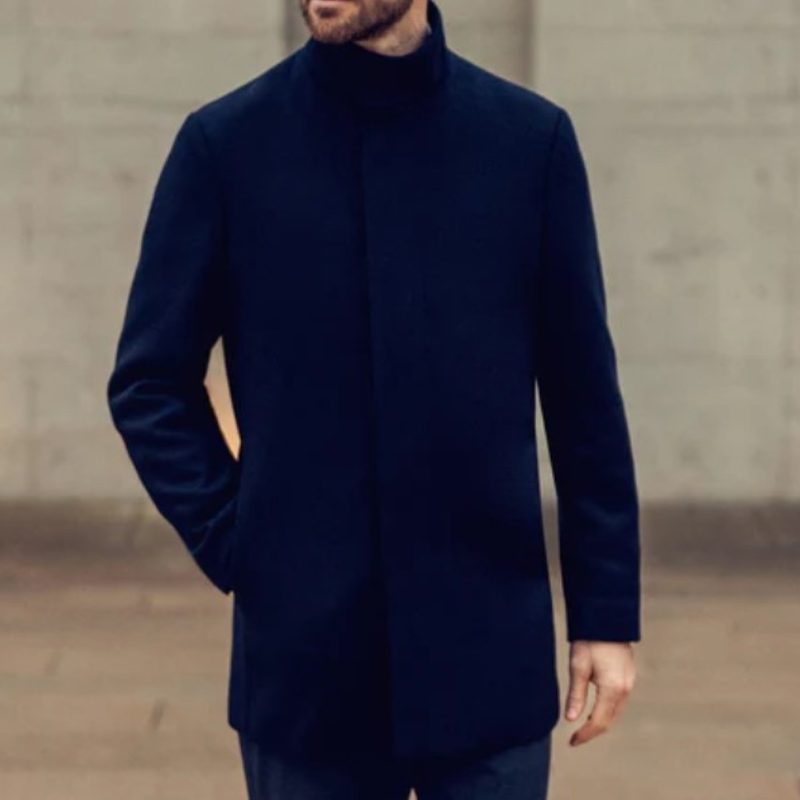 Ministry of Supply heated coat on a man