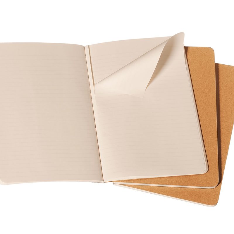 Moleskine Cahier Journal with pages visible -- best cigar gifts